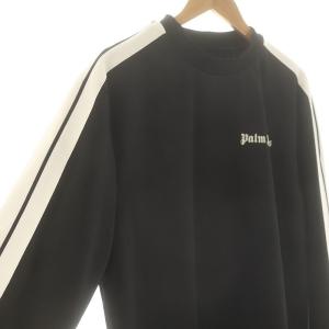 PALM ANGELS Track Tee L/S カットソー 長袖 M ブラック ホワイト /DO OS SH