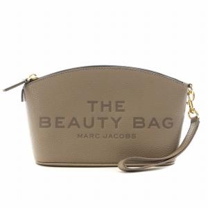 リストレット付きクラッチ ポーチ ロゴ レザー ベージュ 2R4SCP003S02 /AN10 OF