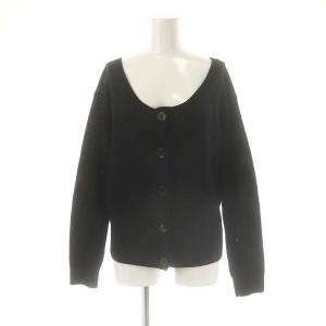カシミヤニットカーディガン 長袖 40 ブラック /DO OS SH