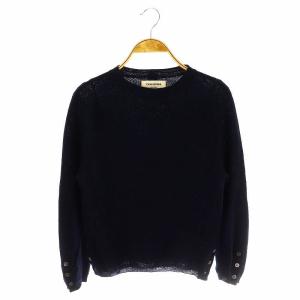 ウールサイドボタンニット セーター 0 紺 ネイビー /KO OS