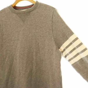 THOM BROWNE クラシックループバック 4BARセータードレス ワンピース グレー