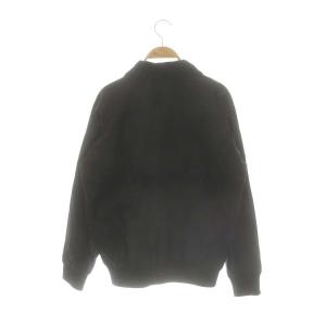 MADISONBLUE JACKET LINEN CANVAS ブルゾン ジャケット リネン混 01 S 黒