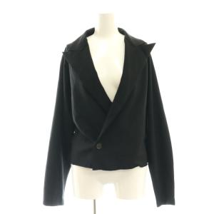 DOLMAN SLEEVE JACKET ジャケット ドルマンスリーブ 01 S 黒 ブラック