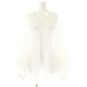 Feminine ブラウス ホワイト