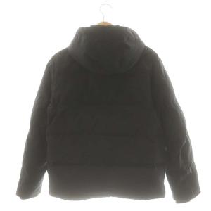 DANTON 18A-FA-002 ダウンジャケット フード付き 38 ブラック /ES OS