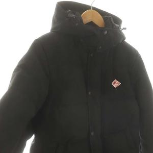 DANTON 18A-FA-002 ダウンジャケット フード付き 38 ブラック /ES OS