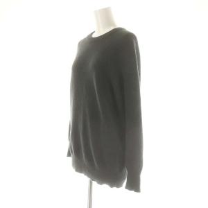 SLOBE IENA 22AW アンゴラ混シャギー ロングプルオーバー ニット セーター ウール チャコールグレー /MI OS