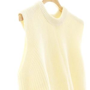 L'Appartement 23SS Cotton Knit ニット セーター ノースリーブ アイボリー