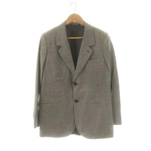 Agnes b. homme vintage フランス製 千鳥格子柄 スーツ セットアップ テーラードジャケット パンツ スラックス