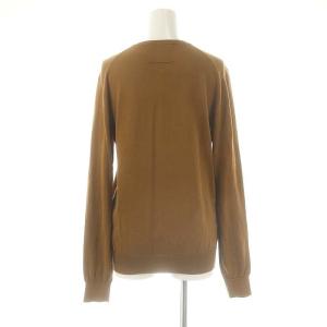 SLOANE コットンVネックニット カットソー 長袖 2 茶 /NR OS