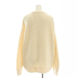 gelato pique 23AW パウダーDOG3柄ジャガードプルオーバー ニット セーター 長袖 ルームウェア 部屋着 F オフホワイト