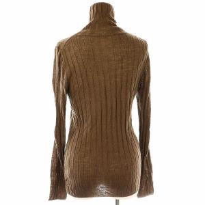 CHAOS 23AW マルセルリブタートルトップス ニット カットソー ウール F ブラウン /DO OS