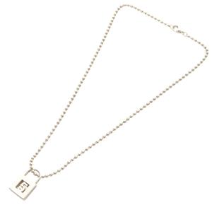 TIFFANY&Co. カデナ ロック NO.5 ボールチェーンネックレス ペンダント SV 925 シルバー /SR24 OH