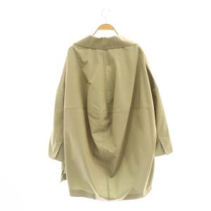 ENFOLD シャンブレーギャバコクーンコート スプリングコート 36 ベージュ