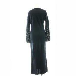 Mame Kurogouchi 23SS Crane Pattern Jacquard Knitted Dress