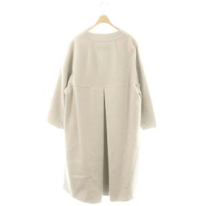 ADORE 2TONEリバーコート 38 ライトグレー