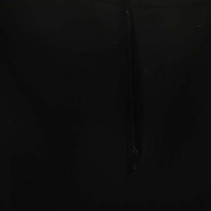 ADORE ドライタッチジョーゼットワイドパンツ センタープレス チュール ジッパーフライ 38 ブラック /DO