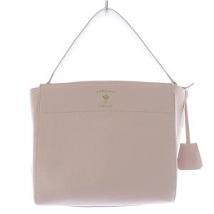 ワンハンドルバッグ ハンドバッグ ロゴ レザー ピンク /SR4