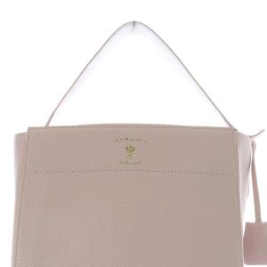 A.D.M.J. ワンハンドルバッグ ハンドバッグ ロゴ レザー ピンク /SR4