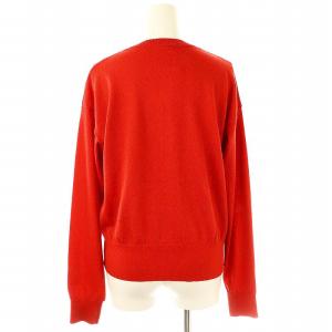 IENA 24AW LEVITA ロングスリーブクルーカーディガン ニット ラメ F 赤 レッド /AT OS