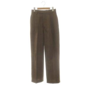 24AW BLUEFACED WOOL CHECK SLACKS 1