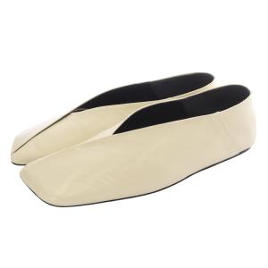 BALLET SHOE レザー 36.5 べージュ J57WZ0001