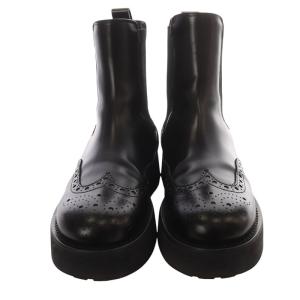 miumiu ブラッシュドカーフ ブーティー 36 ブラック 5T268E