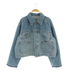 23AW リメイク風デニムジャケット ジージャン Gジャン 36 ブルー