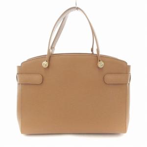 FURLA STELLA ハンドバッグ ショルダー 2WAY レザー 茶 ブラウン /UO