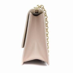 FURLA MINI チェーンショルダーバッグクロスボディ レザー ベージュ /AE