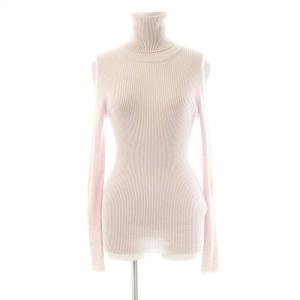24AW プルミエールウールリブ タートルネックプルオーバー ニット セーター F ペールピンク
