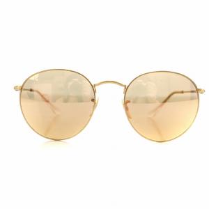 ラウンドメタル ROUND METAL サングラス ミラーレンズ 5321 ゴールド色 RB3447
