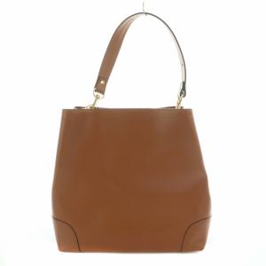 ANAYI トートバッグ スクエア フェイクレザー 茶色 ブラウン OS