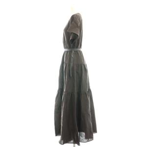 ebure 24AW ドライグログラン ワンピース 36 ダークブラウン