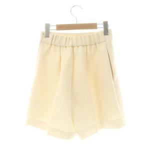 yori 24AW トリプルクロスショートパンツ 36 オフホワイト /MI OS