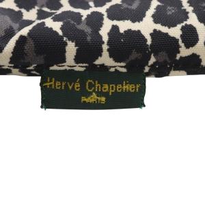 Hervé Chapelier 2885F ナイロン舟型ショルダーバッグS レオパード ヒョウ柄 カモフラージュ パンサーブラン