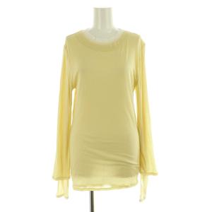 23AW レイヤードセットロンTee カットソー 長袖 F イエロー アイボリー /MY OS