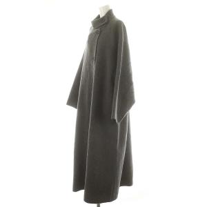 ETRE TOKYO 23AW スタンドカラーリバーロングコート M グレー