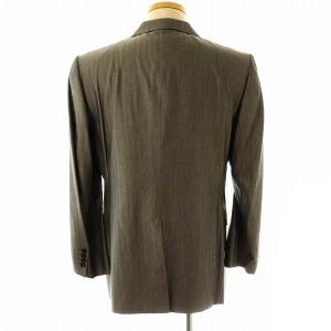 EPOCA UOMO セットアップ テーラードジャケット パンツ シャドーヘリンボーン柄 ウール シルク混 48 グレー /MI