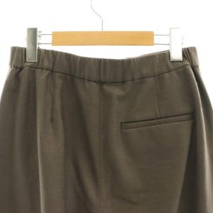 theory luxe Ribble Febia ウールパンツ ストレート イージー 38 ダークブラウン /DF OS