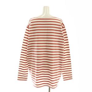 AURALEE IENA別注 バスクシャツ ワイドカットソー ボーダー 1 白 赤