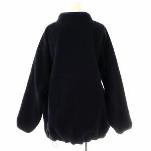 Shinzone 23AW W FACE BOA ボアプルオーバー ジャケット FO ネイビー /DO OS