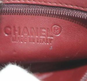 CHANEL ヴィンテージ キーケース コインケース ハラコ ココマーク ボルドー 7番台 A17651