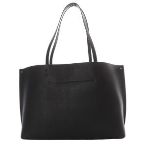 VALENTINO GARAVANI V Logo Fillme Shopper Bag Small トートバッグ レザー ブラック