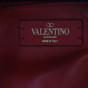 VALENTINO GARAVANI V Logo Fillme Shopper Bag Small トートバッグ レザー ブラック