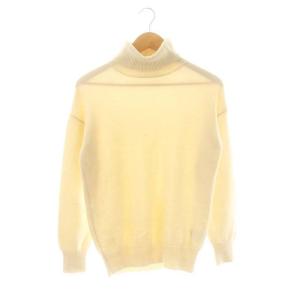 カシミヤ タートルネックニット セーター XS アイボリー