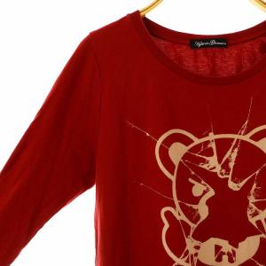 HYSTERIC GLAMOUR ヒスベア 長袖Tシャツ カットソー F 赤 /MI OS