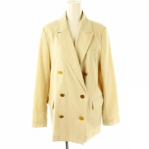 24SS 金釦ダブルブレストオーバージャケット テーラード F アイボリー /HK OS
