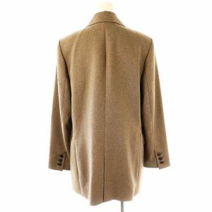 JUSGLITTY 24AW ダブルブレストジャケット テーラード 2 茶 /HK OS