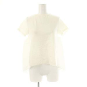 バックコクーン Tシャツ カットソー 38 白 /MI OS